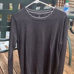 Banana republic  sweater with scallop neckline